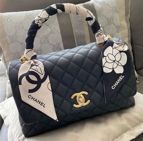 chanel coco handle mini chevron|chanel coco handle bag review.